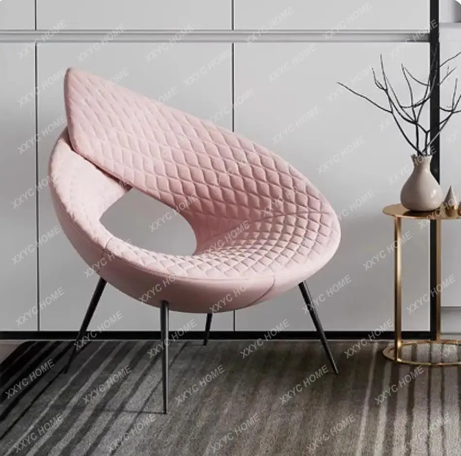 

designer fiberglass special-shaped leisure chair Home hotel Villa Clubhouse Circle Lazy sofa chair