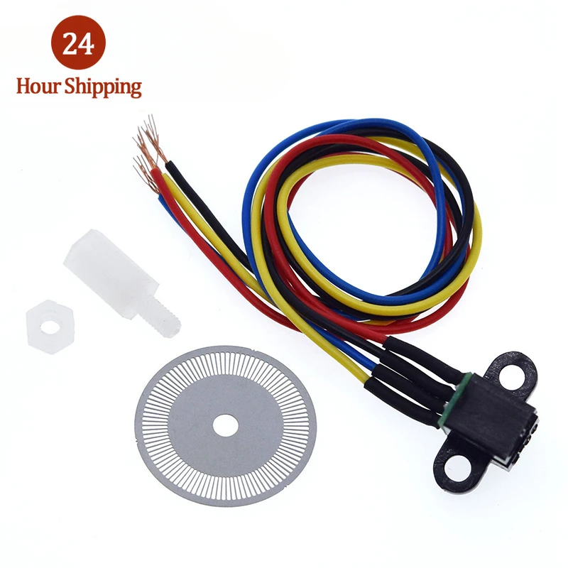 Photoelectric Speed Sensor Encoder Coded Disc Code Wheel For Freescale Smart Car 5V For Arduino DIY