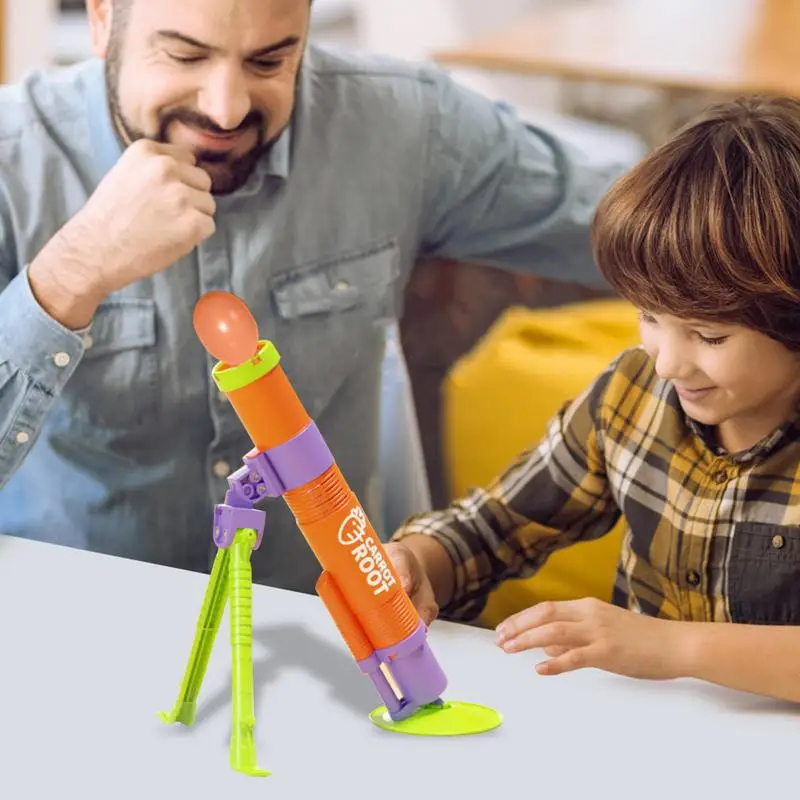 

3D Printed Launch Toy Rocket Launcher Kids Sensory Toys Novelty Launch Toy for Party Favors Kids Sensory Toys Fun Outdoor Games