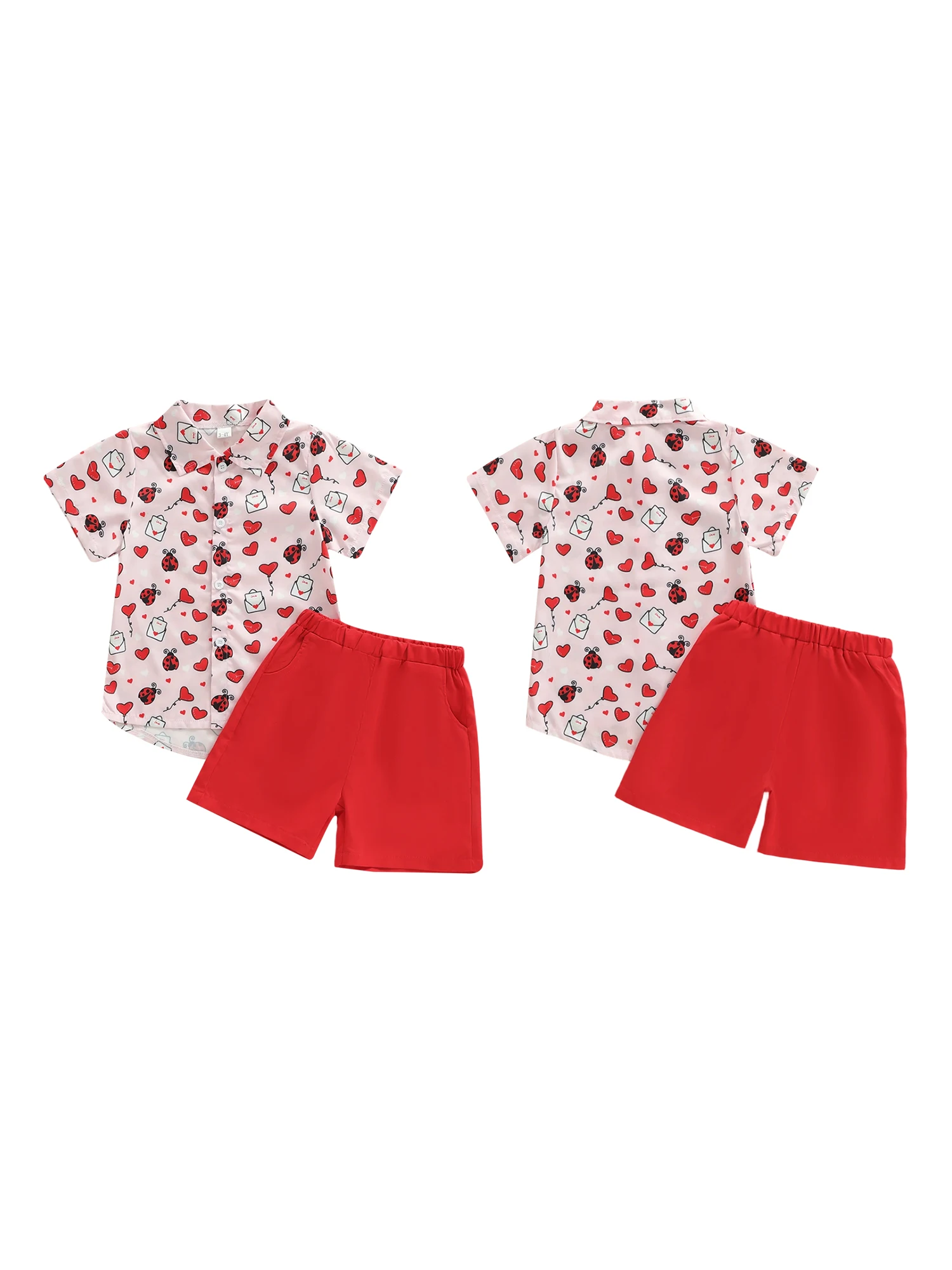 3 قطع من ملابس عيد الحب للفتيات الصغيرات بأكمام طويلة وسروال رومبير مطبوع عليه حب مجموعة عصابة رأس ملابس للأطفال الصغار لعيد الحب