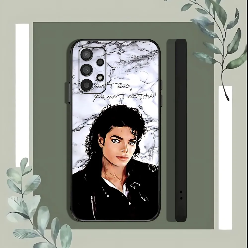 Superstar Michael Jackson Phone Case For Samsung Galaxy A52 A12 A51 S21 Edge S22ULTRA S23 S24 Plus Ultra Black Cover