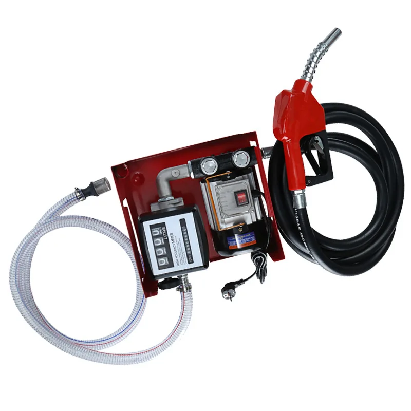 The manufacturer supplies 220v 550w electric oil pump set 60L high-power self-priming pump set