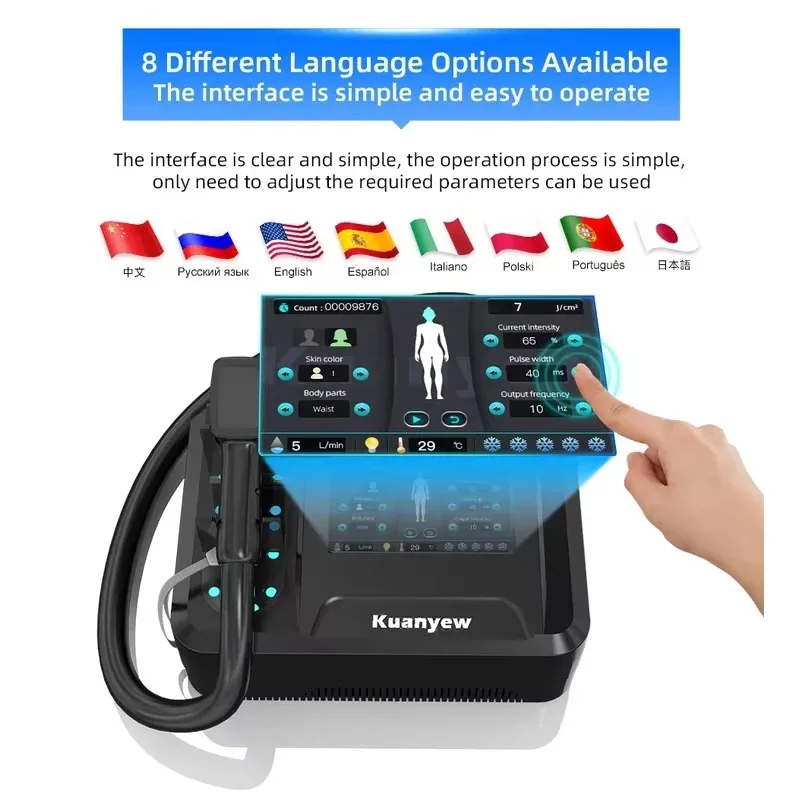 

Устройство для удаления волос с лазерным диодом для перманентного ледяного пятна, безболезненное регенерация кожи -808NM-PLKJI89UI