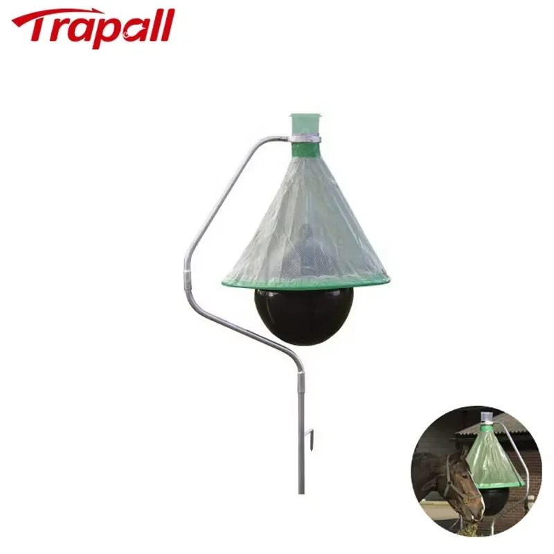 Trapall Hanging Garden Horse Fly Trap with 0.95m Funnel Diameter for Cow/Horse/Wasp Pest Control Easy Install