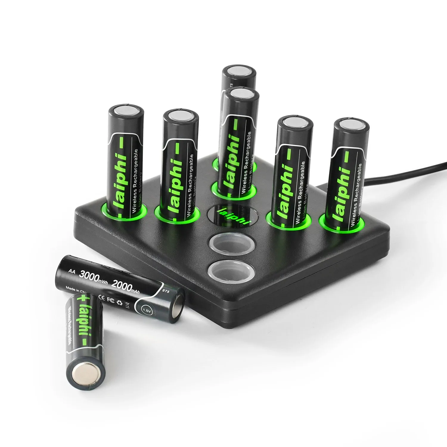 Laiphi 1.5V Rechargeable AA Battery 3000mAh 1.5V AAA Rechargeable Battery for Hunting Camera, Blink Camera, Factory Outlet