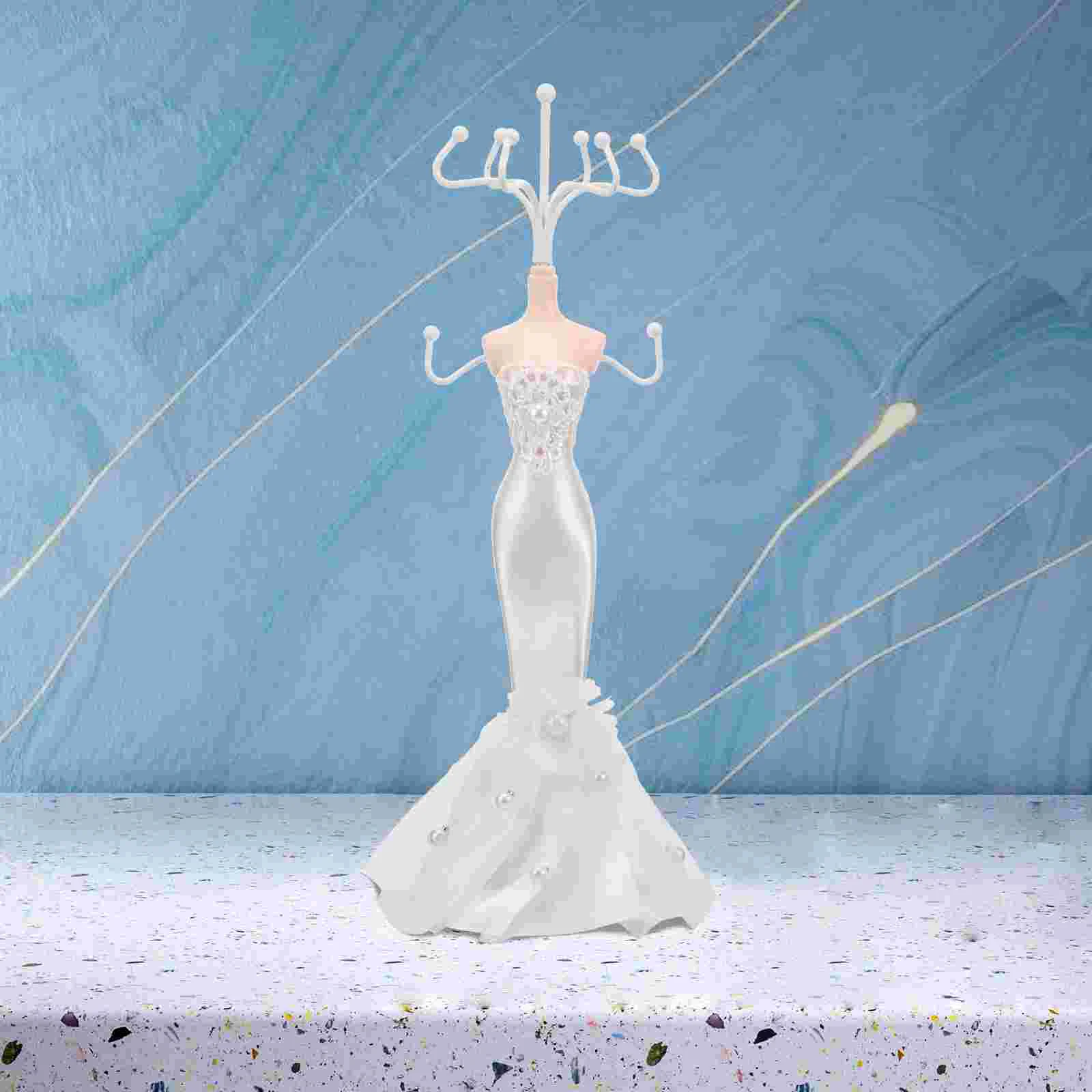 

Jewelry Display Stand Keychain Holder Necklace Bracelets Ornaments for Women Metal Holders Miss Tinsel