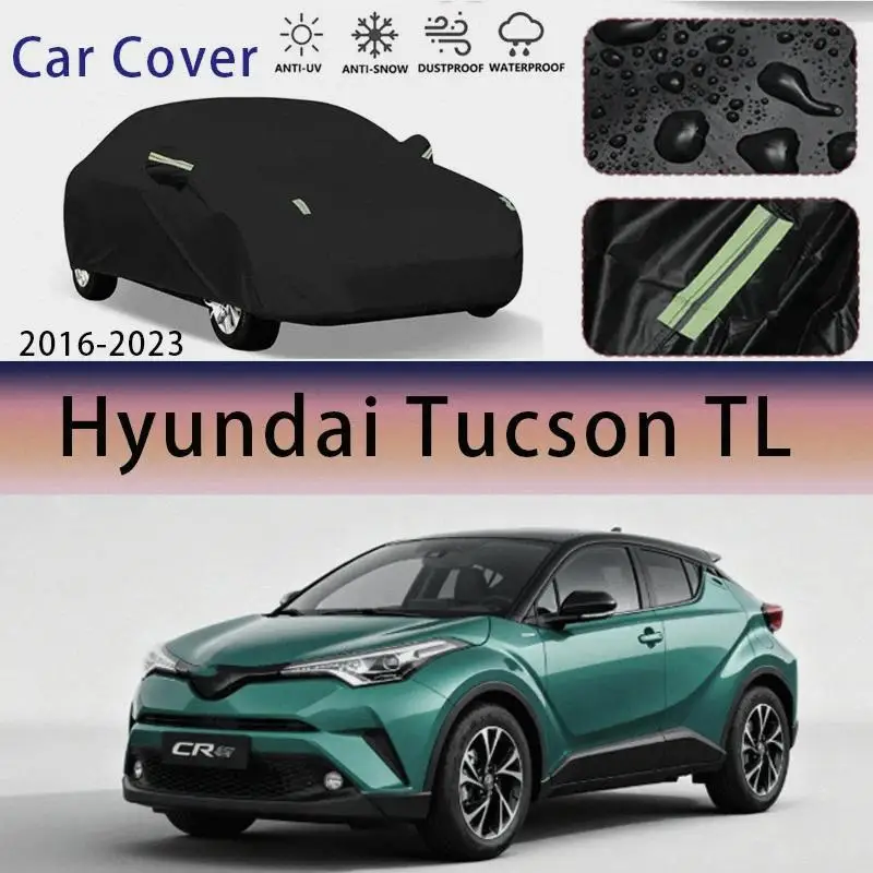 

For Outdoor Protection Full for Toyota C HR 2016 2023 Waterproof Dustproof Snow Cover Sunshade Exterior Car Accessories Car Cov