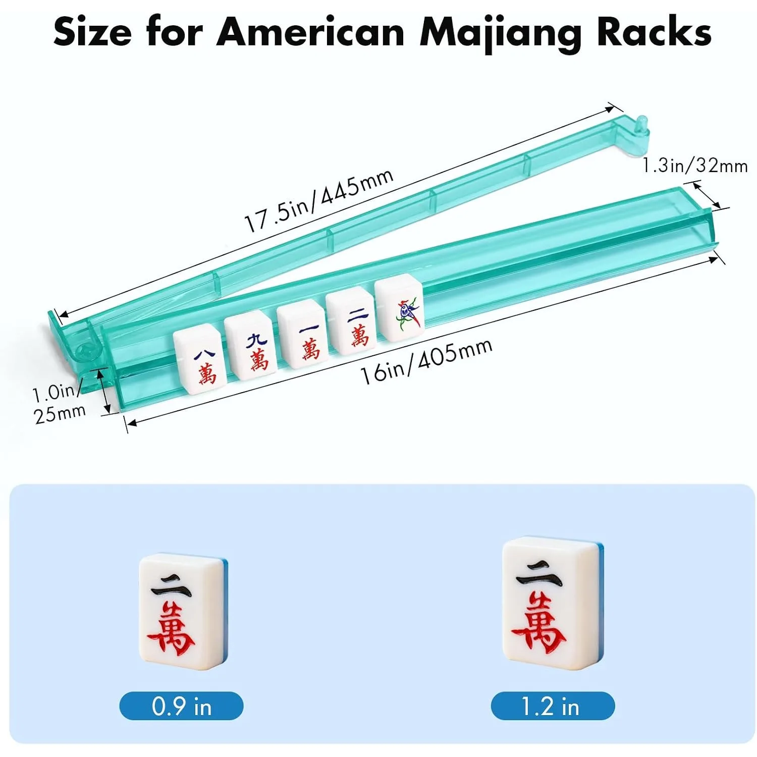 Mahjong Racks with Pushers Mahjong Pushers & Racks 4PCS All in One Mahjong Tile Racks with Storage Bag Majiang Accessories
