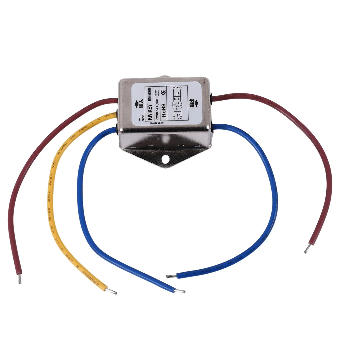 AC 115 V / 250 V 6 A individual Phase noise filter