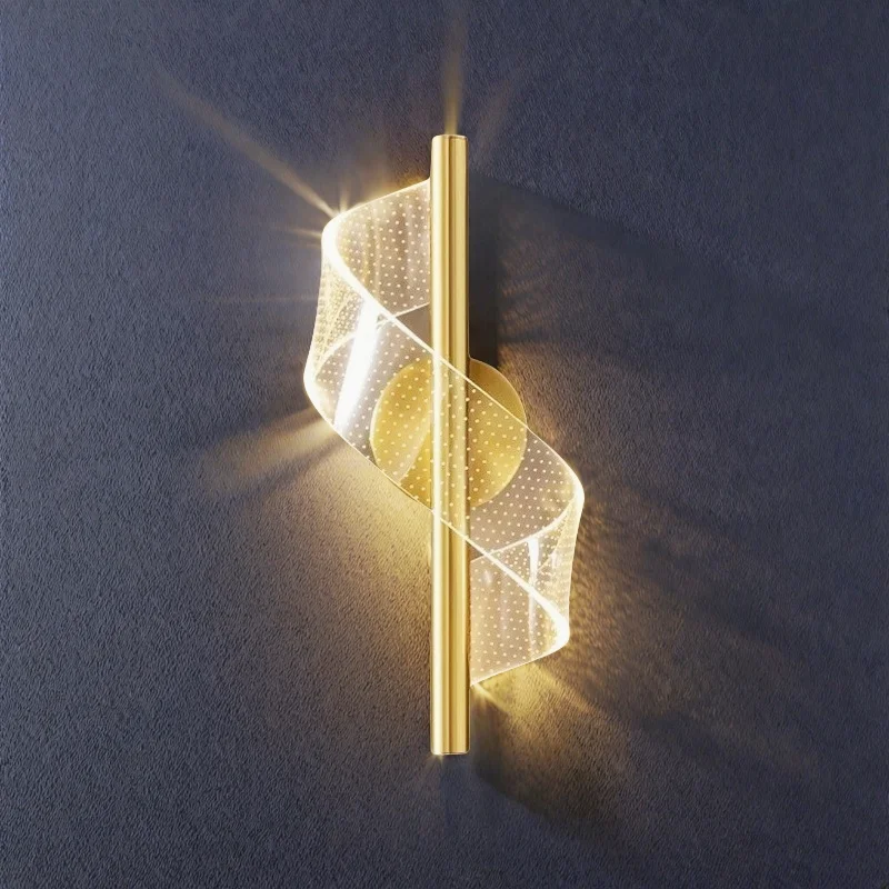

Luxurious Nordic LED Wall Sconce Lamp Indoor Lighting For Home Bedside Living Room Corridor Stairs Decoration Modern Wall Lamp