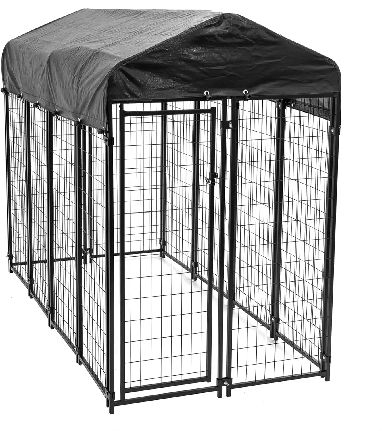 Large Welded Wire Kennel Heavy Duty Pet Dog Cage Fence Pen (Open Box)