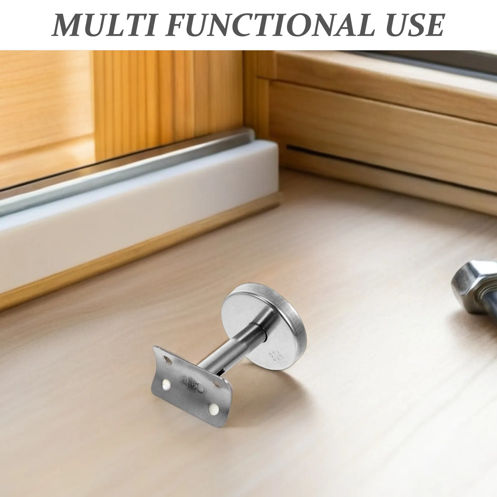 6Pcs Stainless Steel Stair Rail Support Wall Mounted Handrail Brackets for Property Maintenance Stair Banister Installation