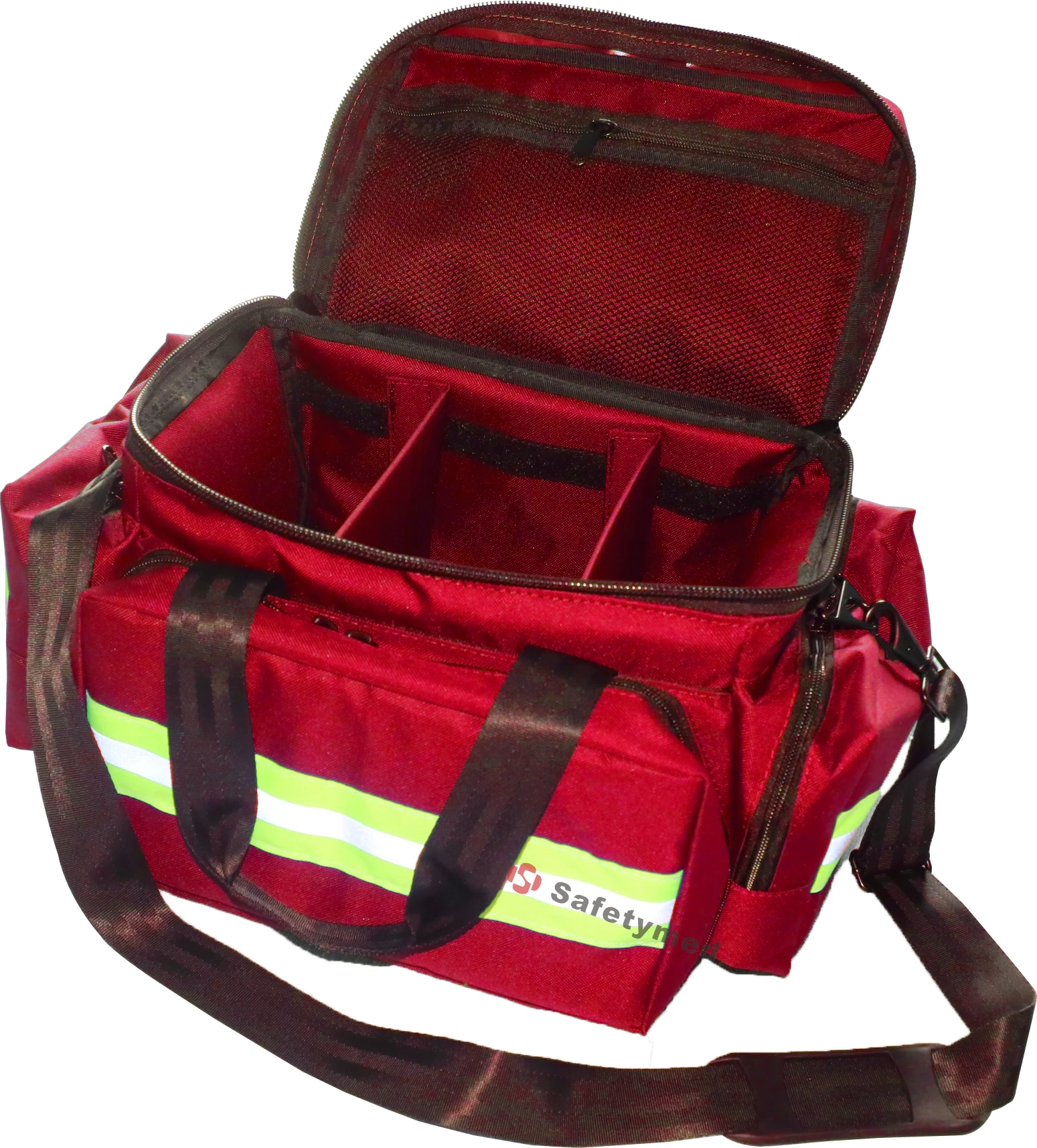 Safetymed Emergency   First Aid   Empty  First Responder Bag for Trauma Professional Multiple Compartment Kit
