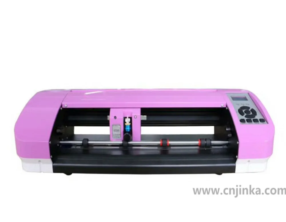 JINKA 380 mm paarse mini-kunst desktop snijplotter - YS380 66 * 32 * 25 cm 8479899990 blauw / rood 380 mm (a3) DMPL / HPGL 800 mm / s CE / ROHS