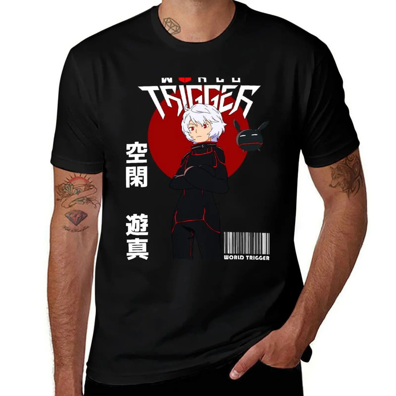 Yuuma kuga - World Trigger T-Shirt Basic Short Sleeve for Men T-Shirt