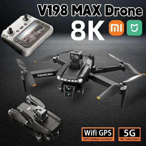 Xiaomi Mijia V198MAX Drone GPS 8K HD fotografía aérea Cámara Dual sin escobillas Quadrotor láser evitación de obstáculos aéreo óptico