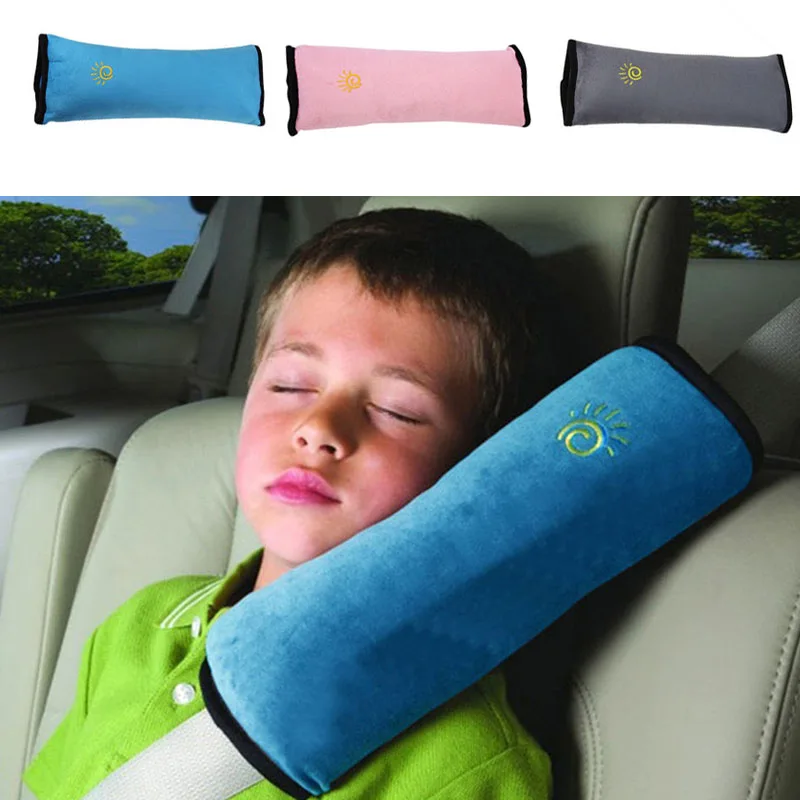 Baby Pillow Kid Car Pillows Auto Safety Seat Belt Shoulder Cushion Pad Harness Protection Support Pillow For Kids Toddler