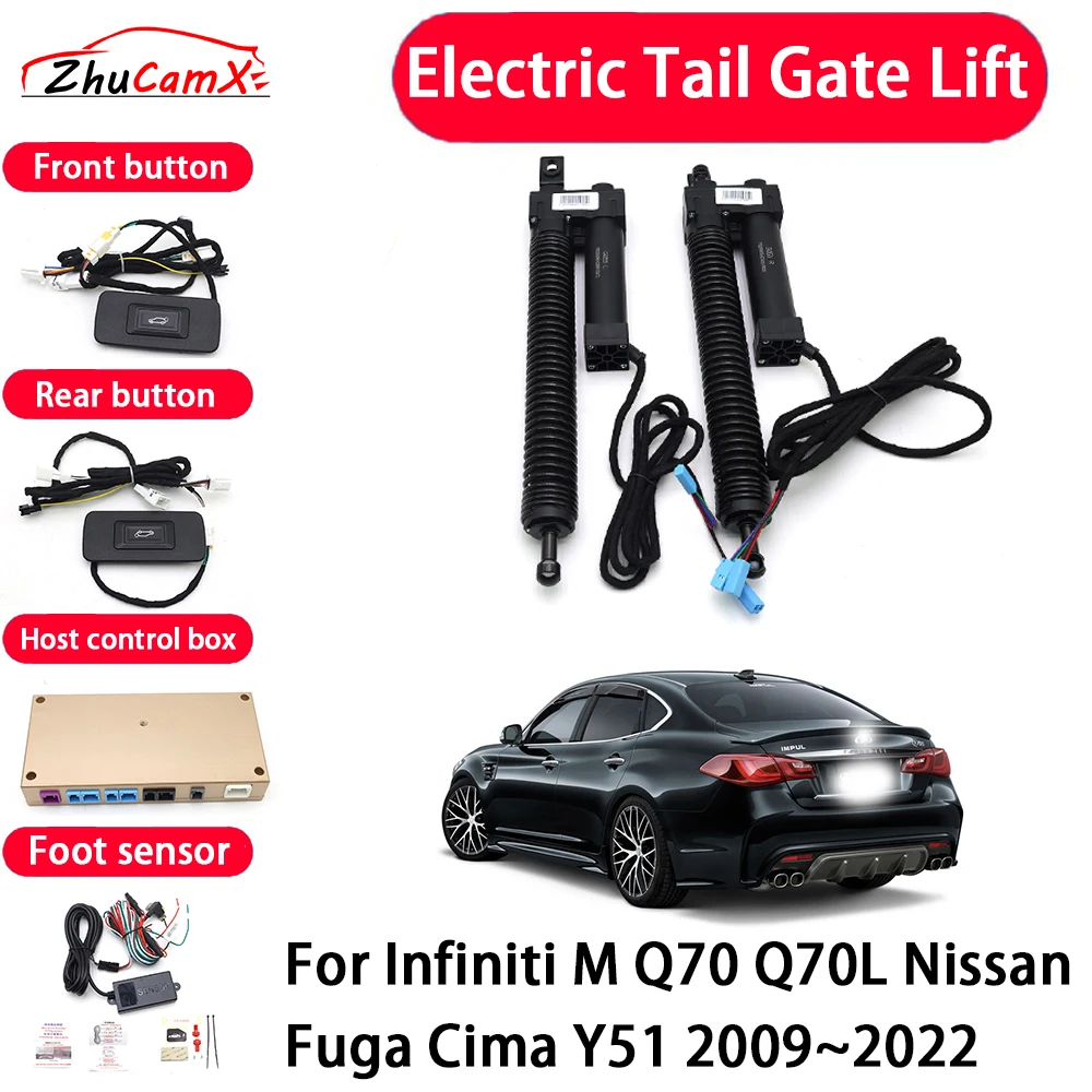 

ZhuCamX Car Automatic Electric Tail Gate Lift Tailgate Assist System for Infiniti M Q70 Q70L Nissan Fuga Cima Y51 2009–2022
