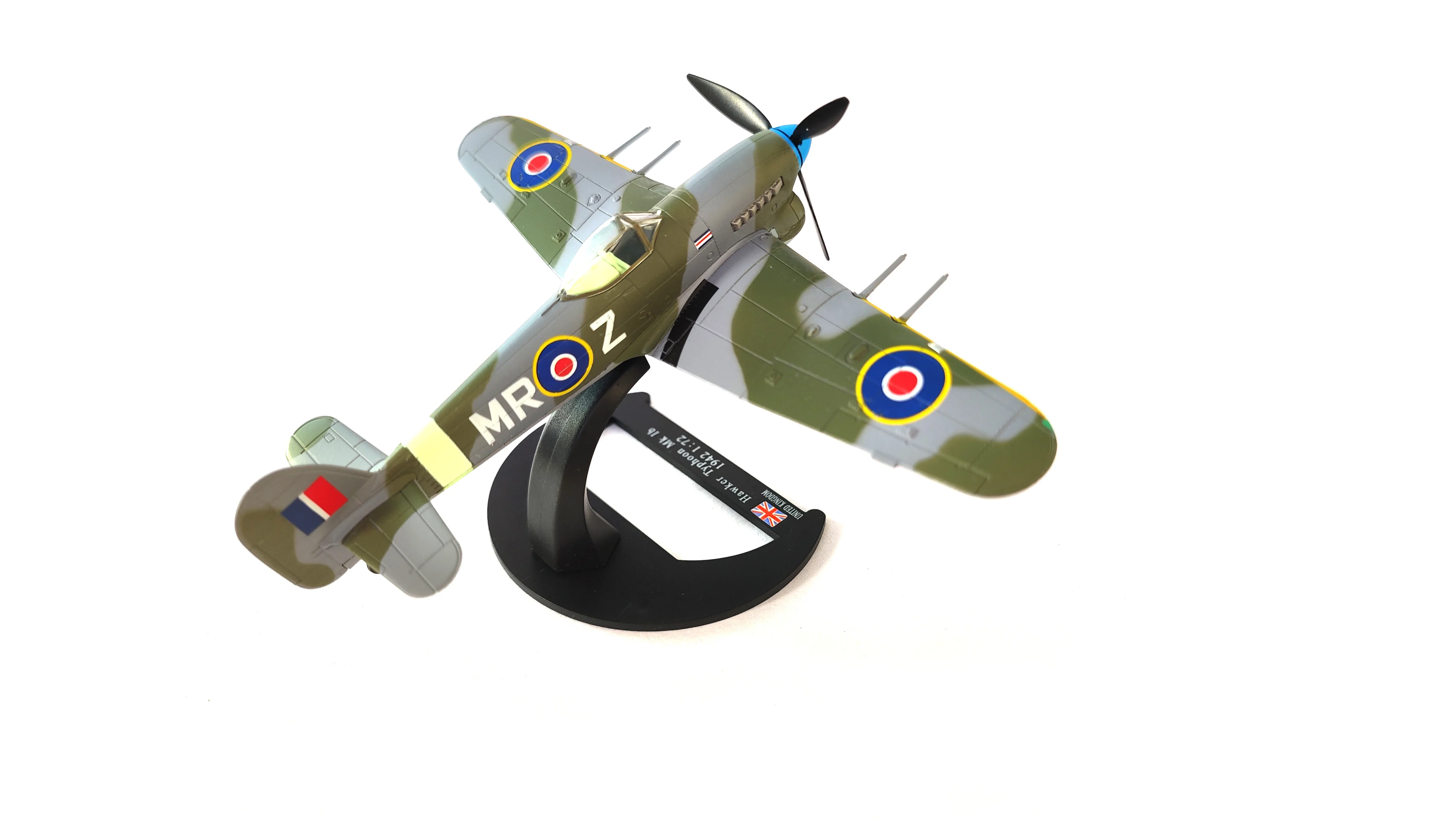 Speciale Aanbieding 1/72 Uk Hawker Tyfoon Mk 1b 1942 Fighter Model Legering Collectie Model