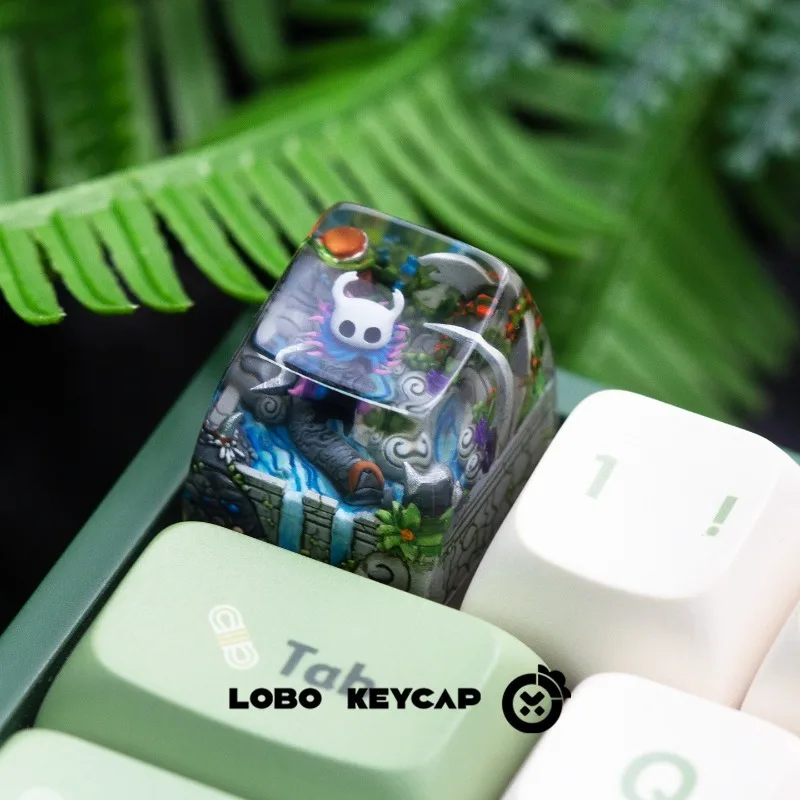 Hollow Knight Themed Anime Keycap Mechanical Keyboard Resin Custom Cute Keycap PC Gaming Keyboard Accessories Collectible Gift