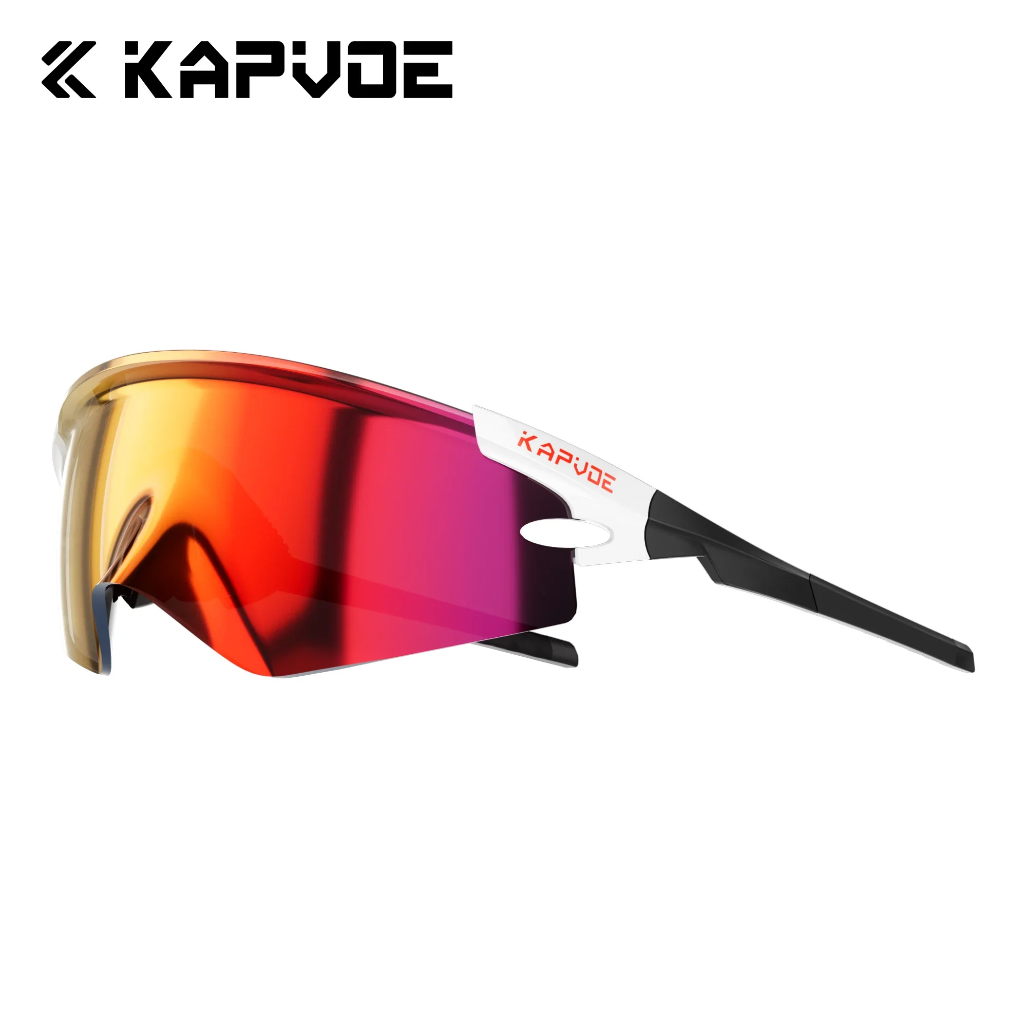 Kapvoe Herren-Radbrille Sportsonnenbrille für Rennrad und Mountainbike Fahrradbrille Reitbrille Sportbrille für Damen 2026