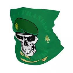 Custom Foreign Legion Etrangere French Parachute Regiment Bandana Neck Warmer Men Winter Hiking Ski Scarf Gaiter Face Cover