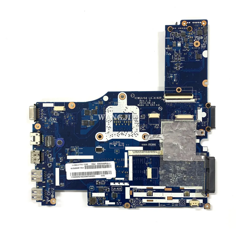 90005219 Mainboard For Lenovo G510S Laptop Motherboard VIWG3/G4 LA-A192P DDR3 100% Working