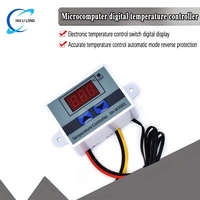 10A 12V 24V 110V 220V AC Digital LED Temperature Controller XH-W3001 for Arduino Cooling Heating Switch Thermostat NTC Sensor