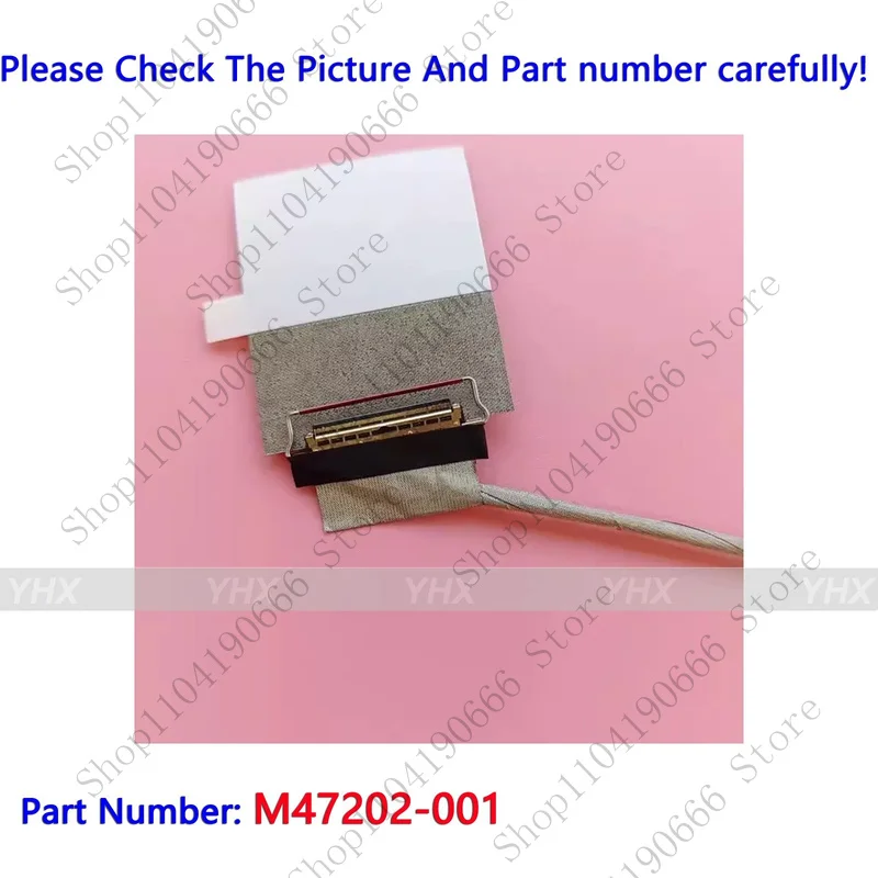 مكونات الكمبيوتر المحمول الجديدة لـ HP Chromebook 14 G7 LCD EDP CABLE NO-Touch DD00GALC101 M47202-001.