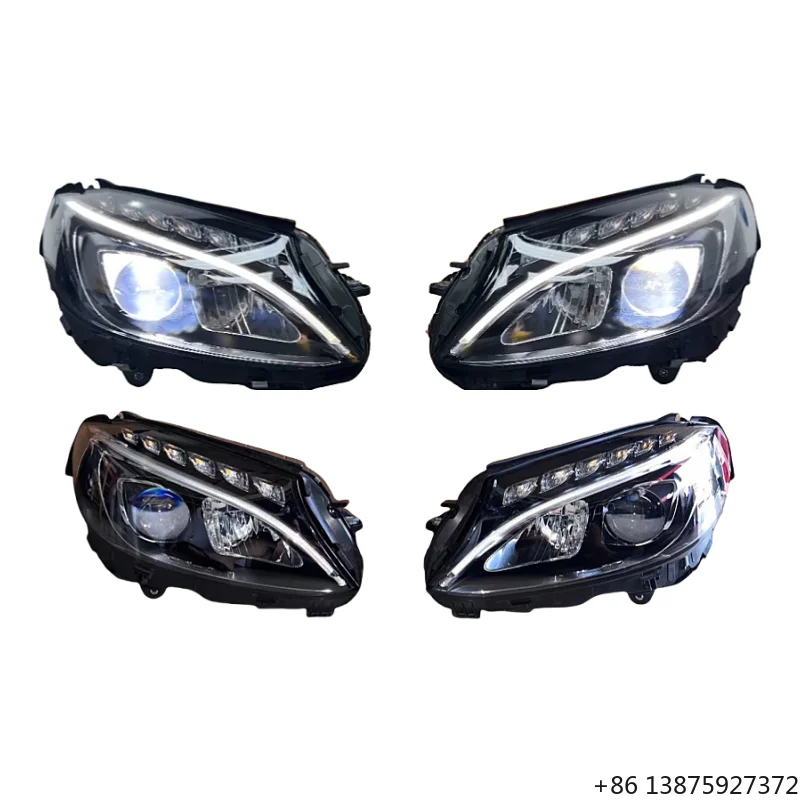 

High-quality Original 12V Front Car Headlights for A-class W176 Wholesale 6000K Headlight Assembly