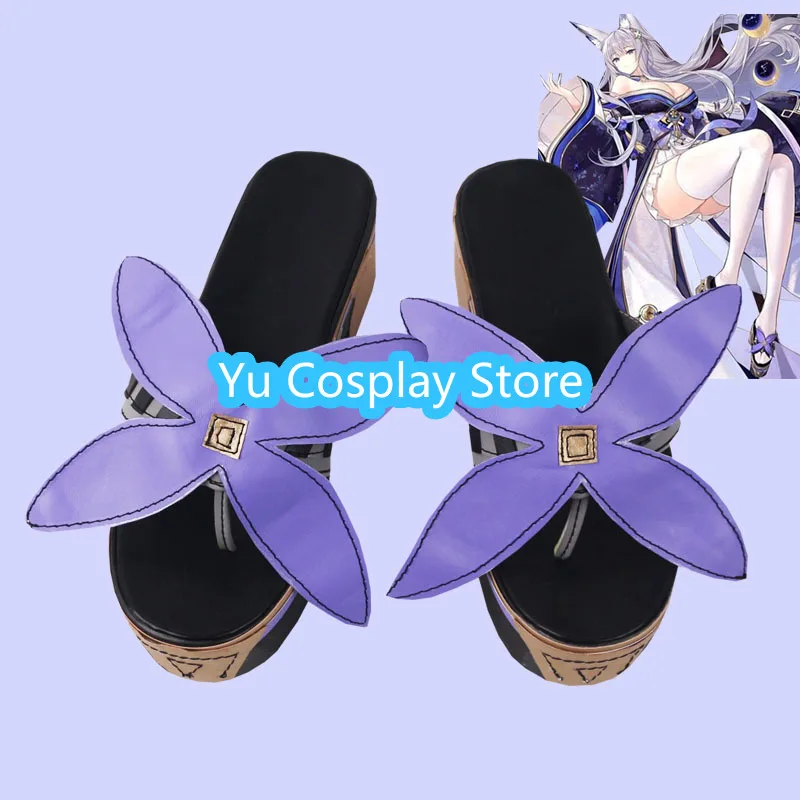 Sangonomiya Kokomi Cosplay Shoes with Cute Bowknots Game Genshin Impact Cosplay Prop Halloween Carnival Boots  Custom Made