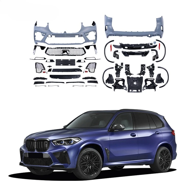 

Для BMW X5 G05 комплект из полипропилена 2019 + Обновление X5M F85 включает передний бампер задний диффузор