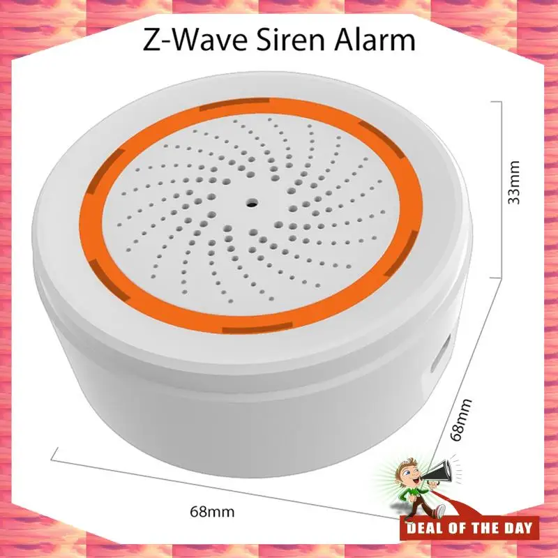 24-Hour Delivery 1 PCS Tuya Zigbee Smart Sound And Light Siren Sensor Smart Life Home Security System Tuya Gateway Hub Siren Ala