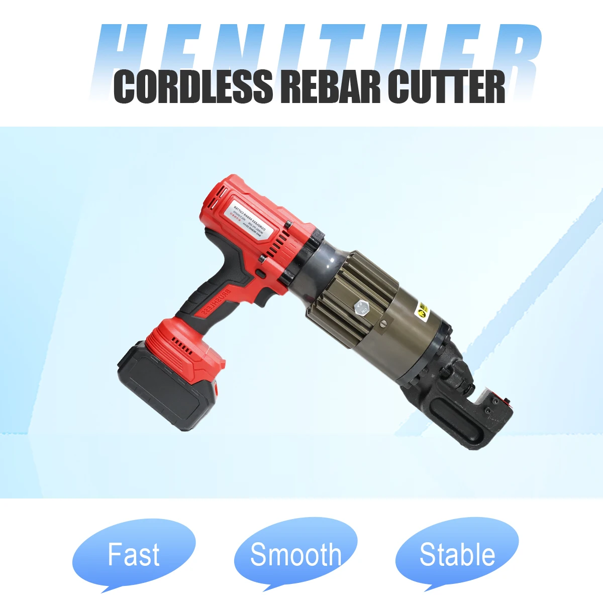HENITUER PC-22B Electric Tools Cordless Rebar Cutter High Quality Multifunctional Lithium-ion Rebar Quick-break Device Machine