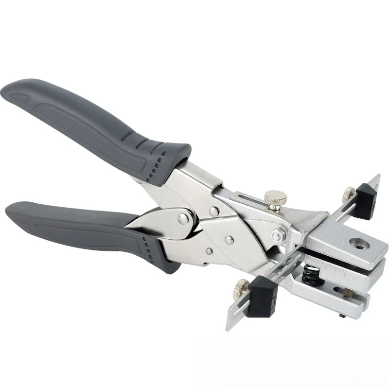 

Labor-saving 3x8 flat hole punching pliers pvc certificate card square hole puncher certificate punching