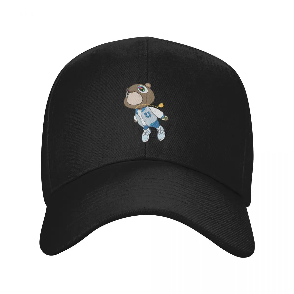 Kanye West Graduation Bear Baseball Cap Hat Beach Streetwear Rugby Kids Hat Women Beach Fashion Men's