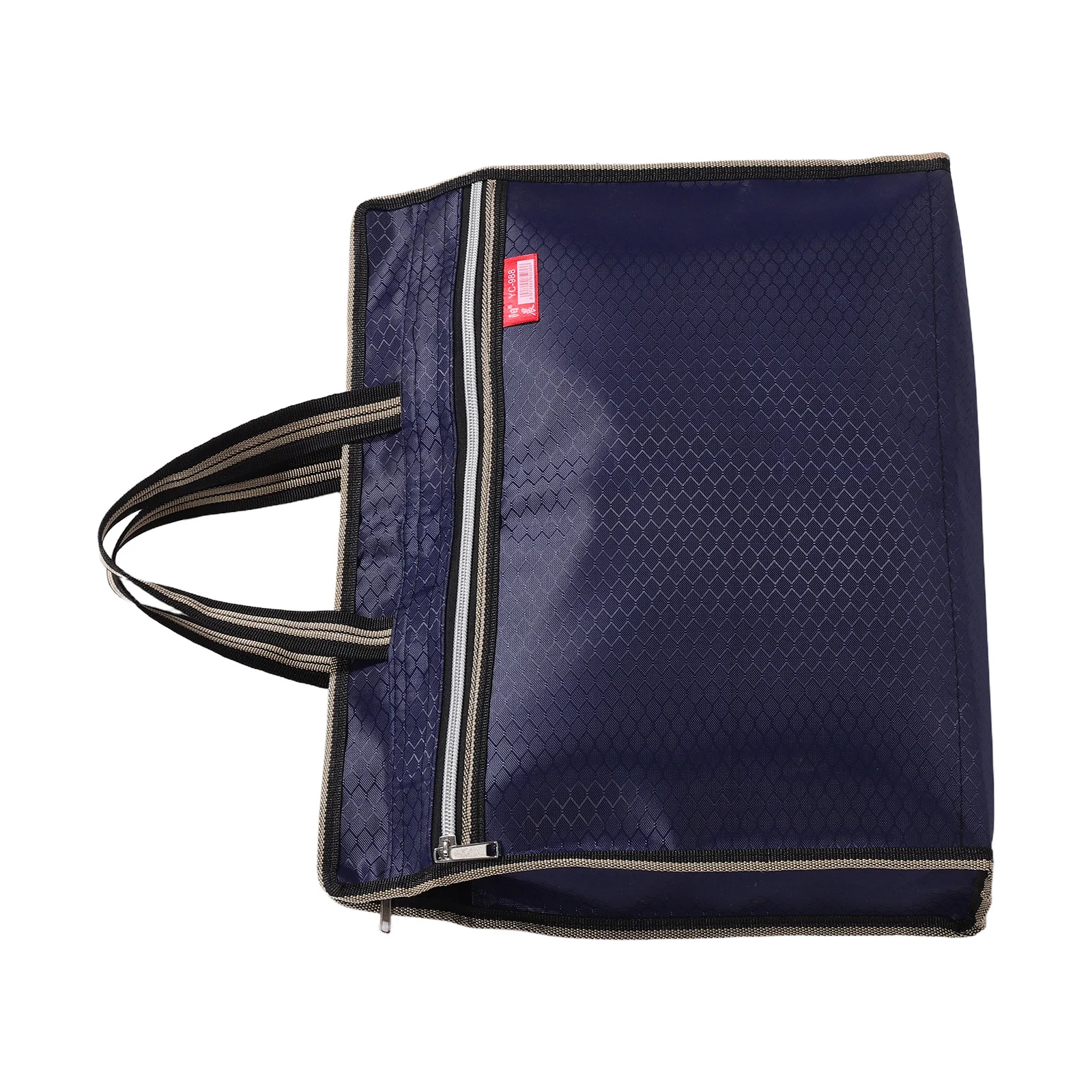 Large Capacity Portable Document Bag Oxford File Folder Bag Waterproof Laptop Storage Organizer Briefcase For Business Office