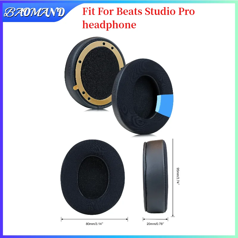 

Replacement Earpads for Beats Studio Pro Headset Headphones Leather Sleeve Earphone Earmuff
