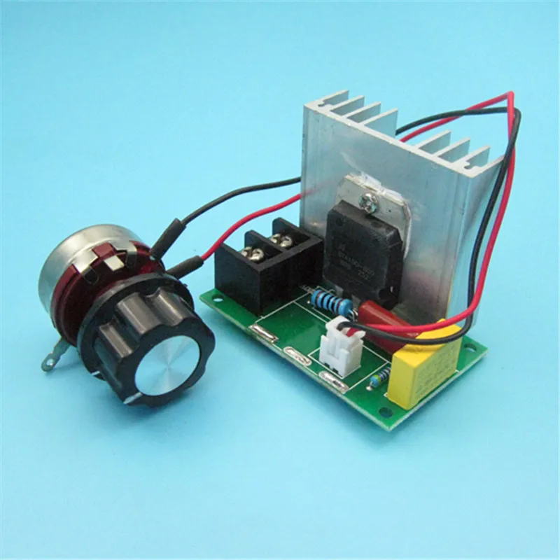 220V 8000W Thyristor High Power Electronic Transformer Voltage Regulator Dimming Temperature and Speed Regulation Module