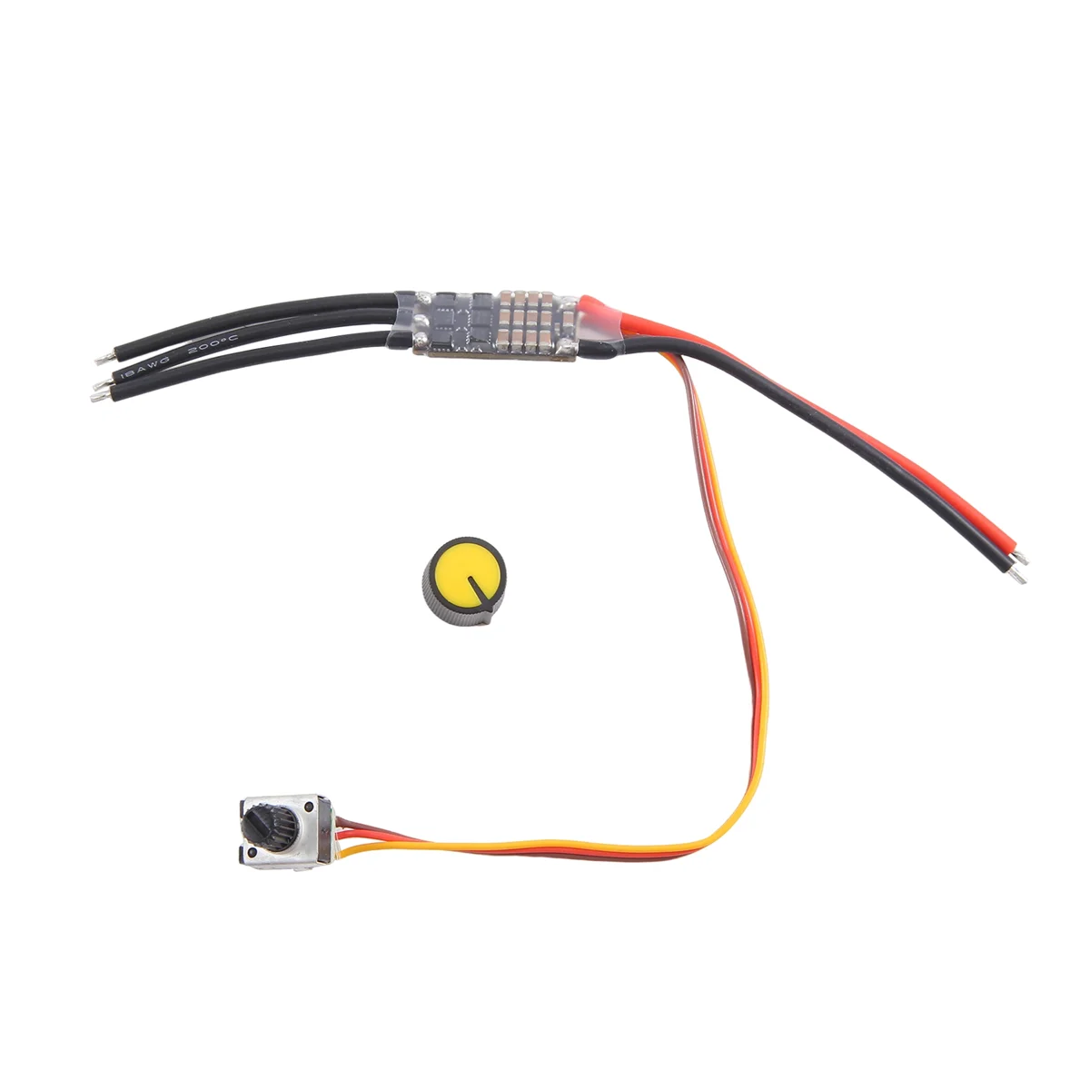 NEW DC 7-26V Three-Phase Brushless Motor Driver DC Motor Drive Board Speed Controller Regulator with Potentiometer(20A)