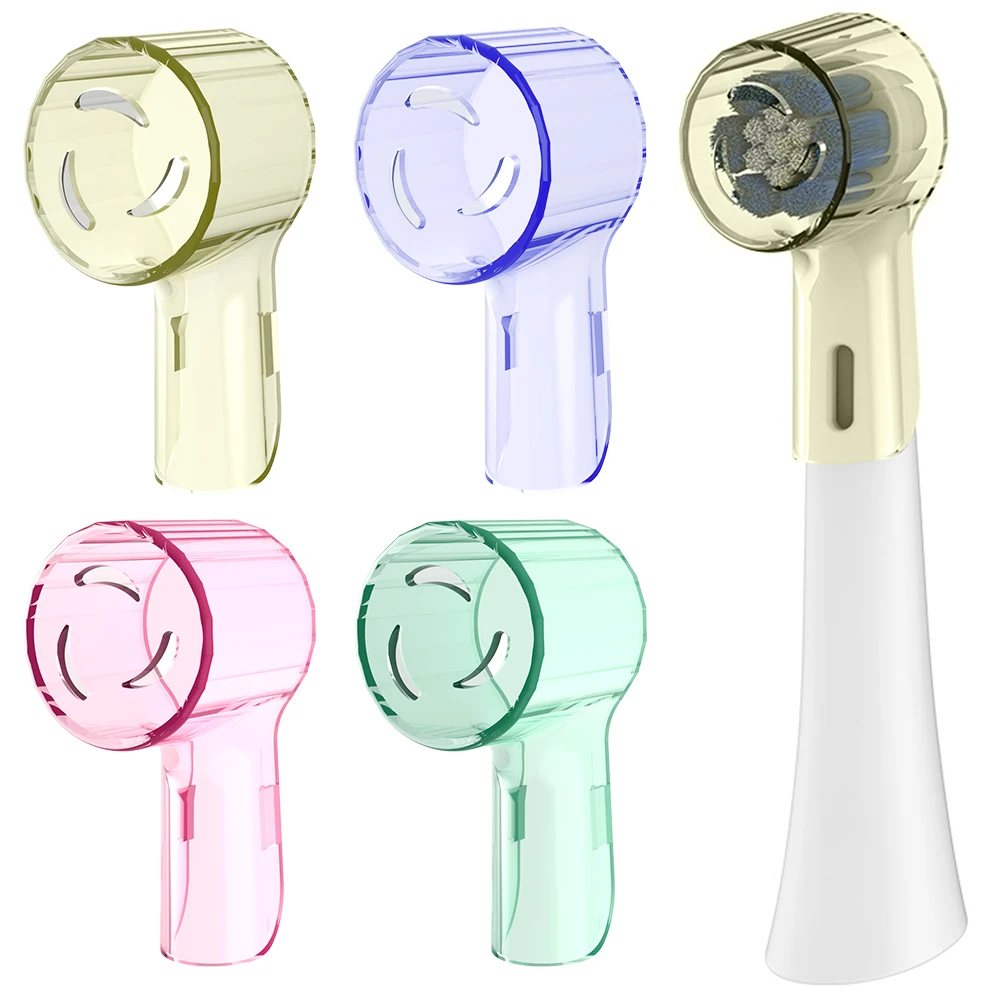 4 Pcs Dustproof Covers Compatible with Oral B iO Electric Toothbrush Protective Cap for All round Toothbrush Heads