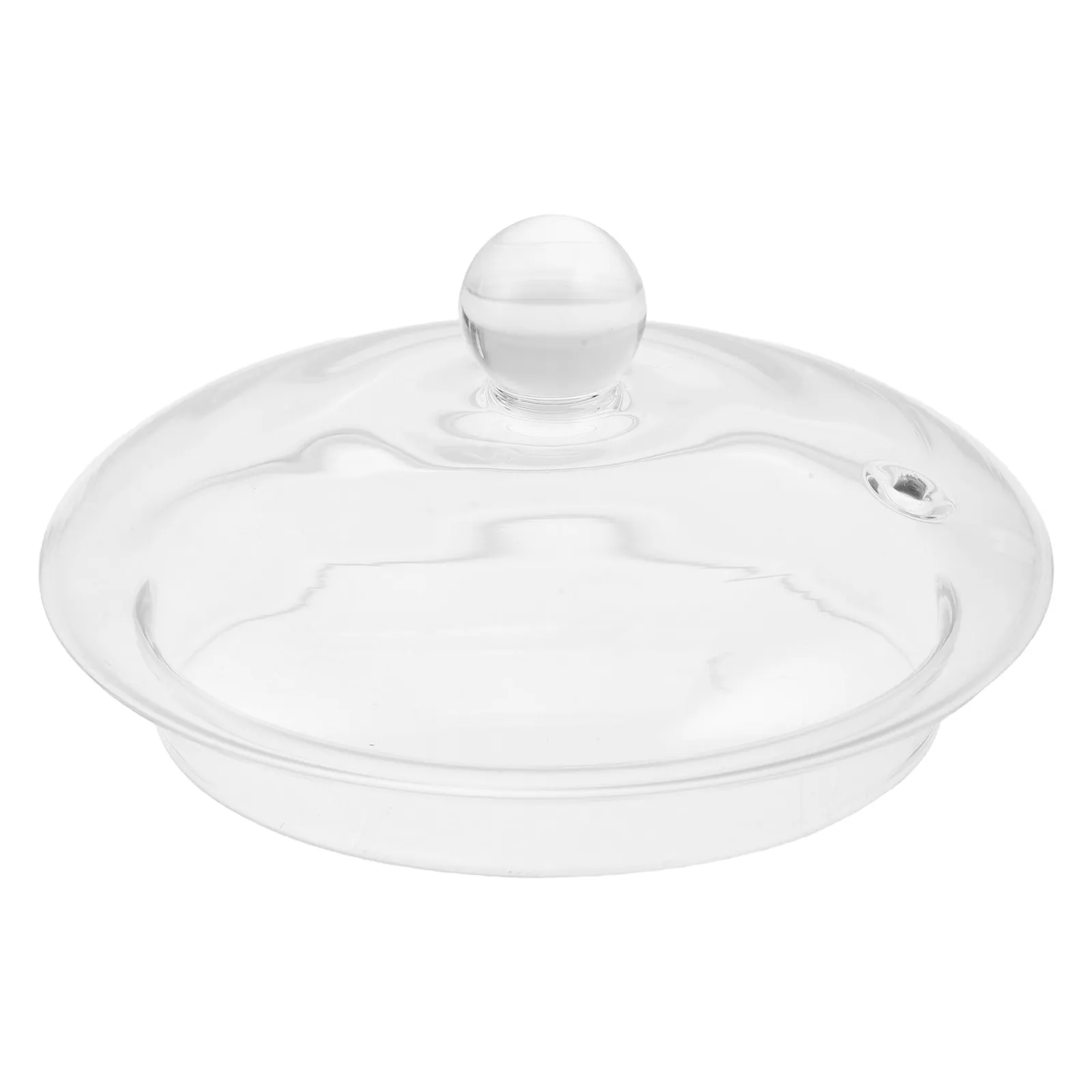Glass Tea Kettle Lid Replacement Clear Transparent for Flower Teapot Secure Seal Knob Handle Easy Remove Clean Teapot Spare