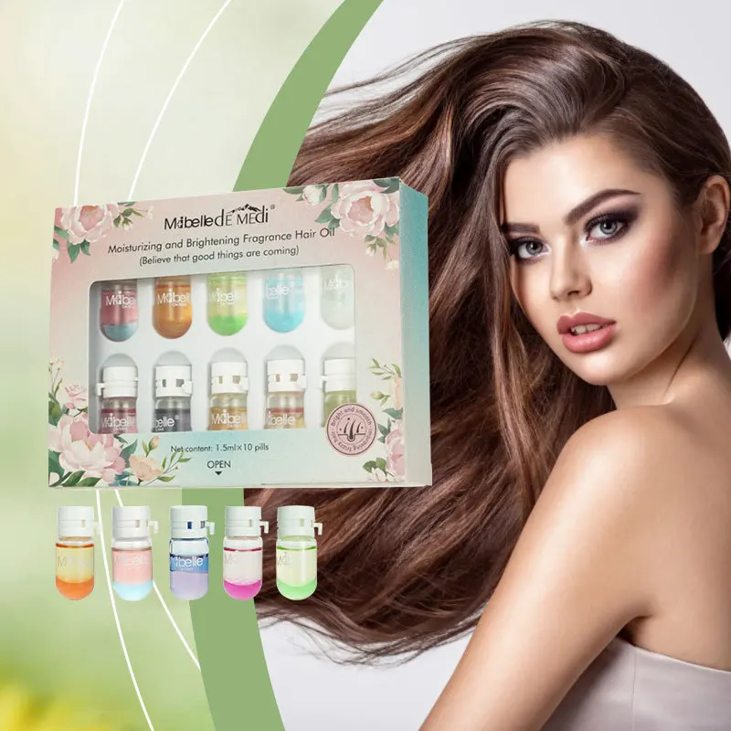 

Secondary Hair Care Essential Oil Capsules with Floral Fragrance Nourishing and Caring Hair Essential Oil Softening 10 Fragrance