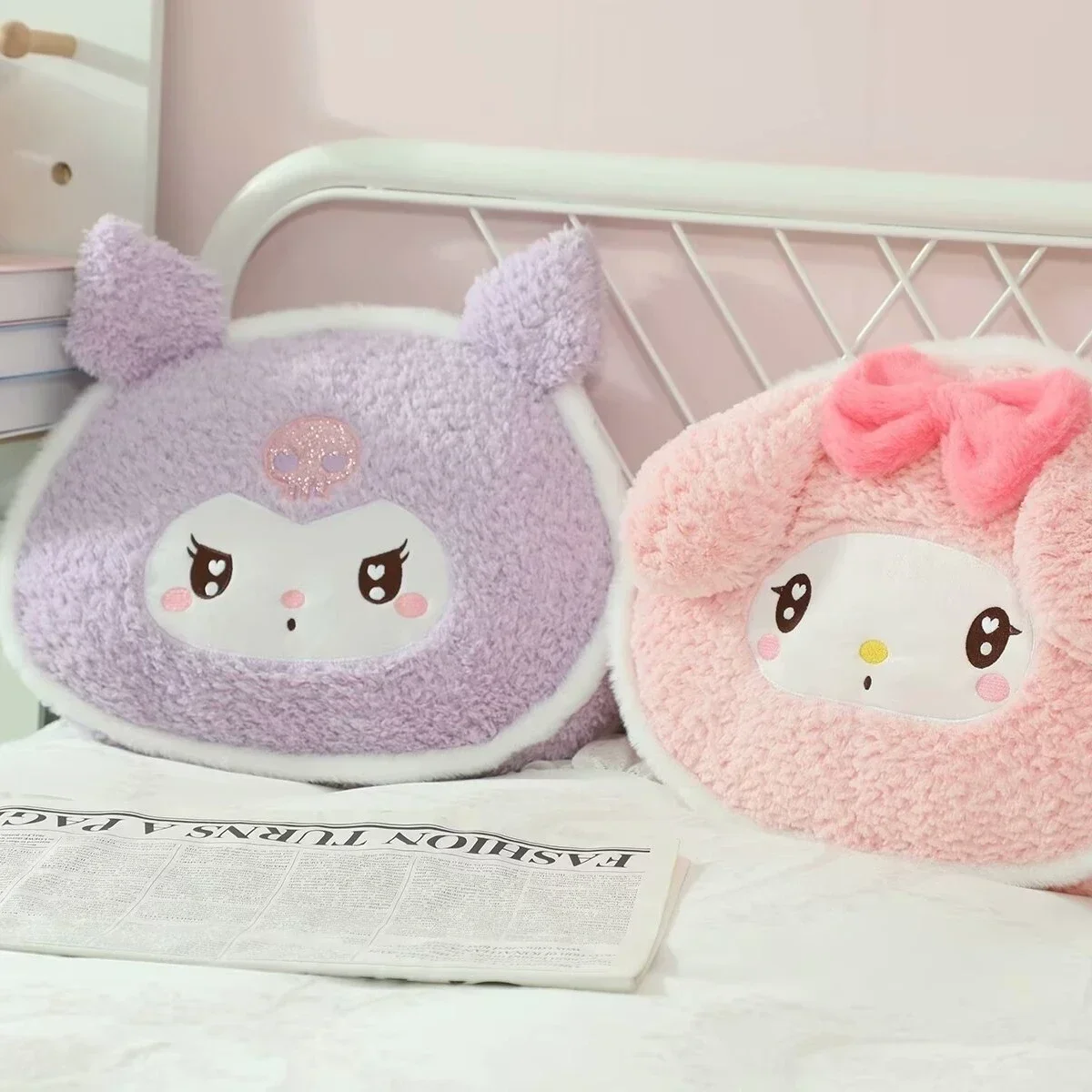 لطيف لينة جدا ألعاب من نسيج مخملي كورومي مرحبا كيتي بلدي ميلودي بلوشيز محشوة الكرتون رمي وسادة أريكة سرير ديكور المنزل هدية عيد الميلاد فتاة #2