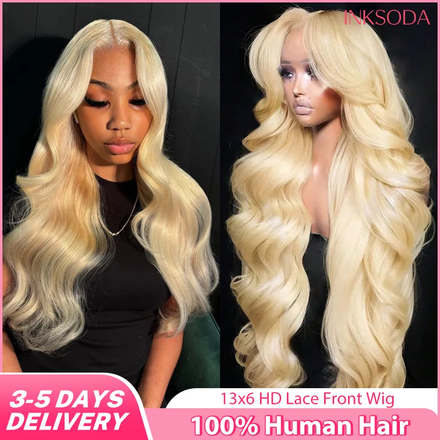 

Blonde 613 HD Lace Frontal Wig 13x6 Body Wave Human Hair Wigs 40 Inch brazilian Lace Front Wigs Human Hair for Women 220 Density