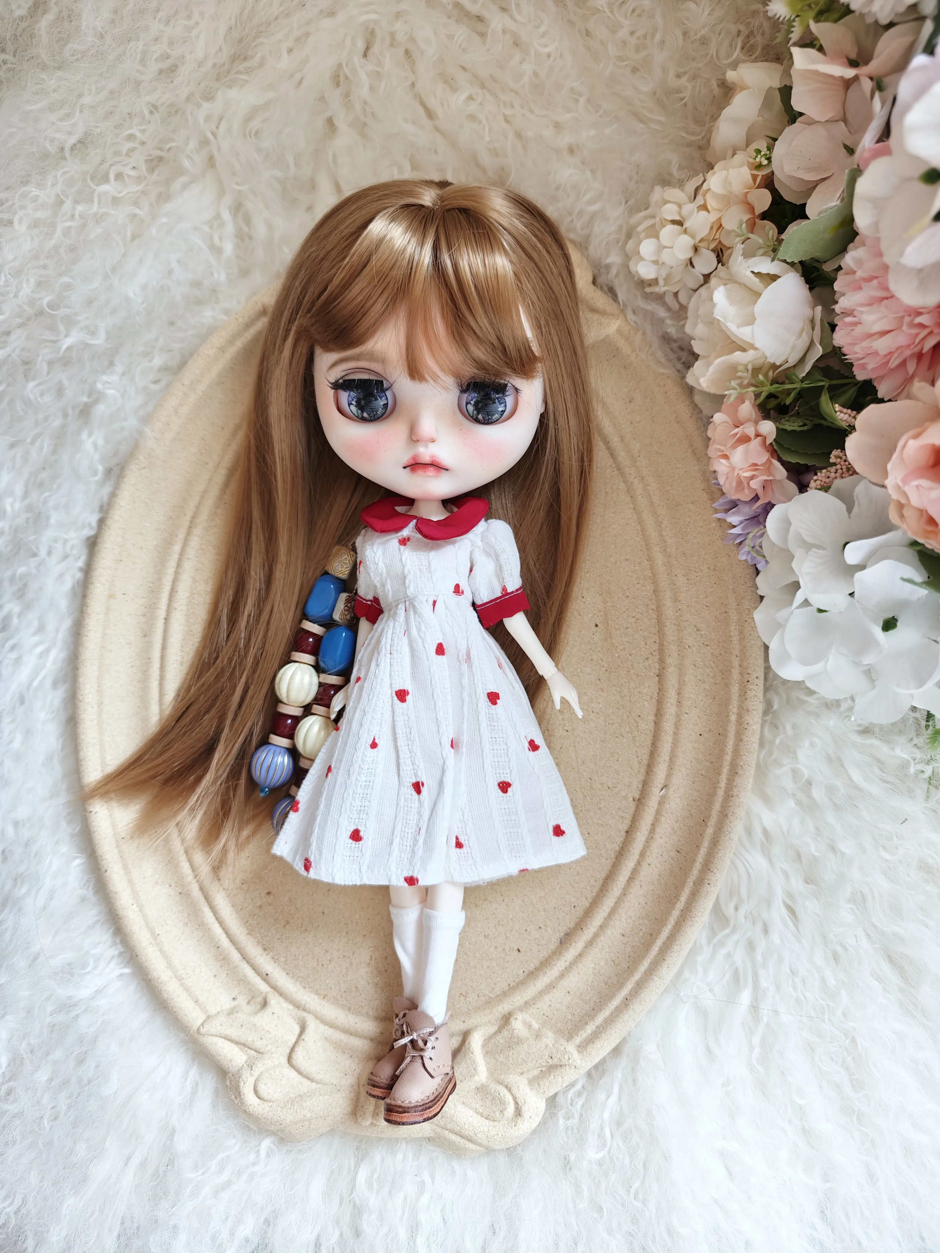 

Blythe Doll Clothes dress skirt set for Ymy Licca Azones Ob24 Ob22 Doll kawaii action figure Accessories