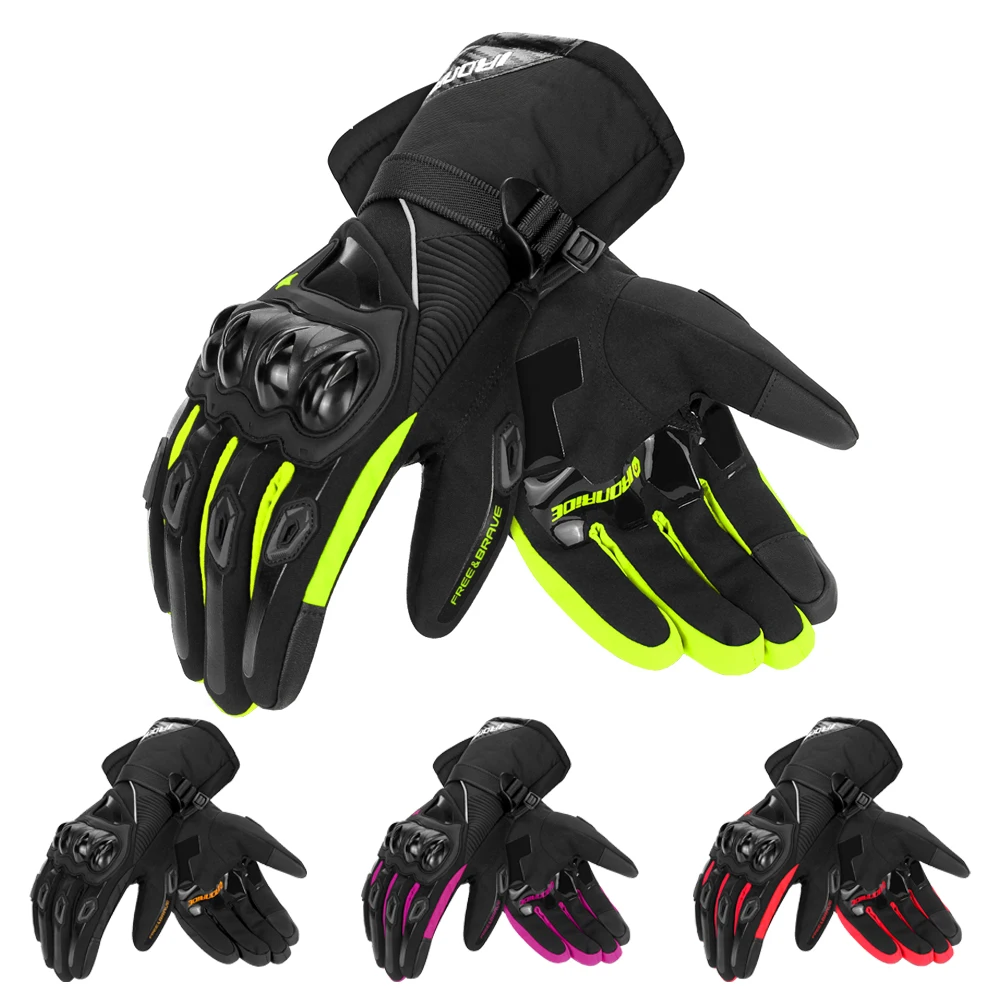 

Мотоциклетные перчатки Зимние мотоциклетные перчатки Водонепроницаемые и теплые снежные перчатки Перчатки для защиты от падения и столкновений по бездорожью