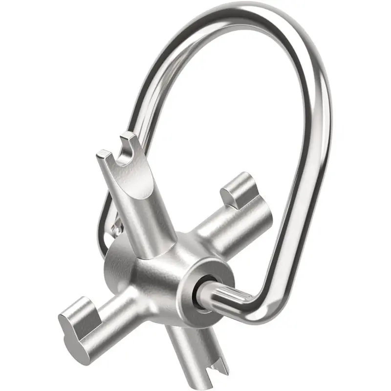 ABBZ-HVAC Locking Cap Key Tool For R22& 410A Refrigerant Universal Tamper-Resistant Service Safety Caps