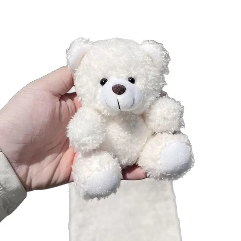 小さなクマのぬいぐるみペンダントキーホルダー、かわいい人形バッグハンギング、クリエイティブなパイロットをテーマにしたぬいぐるみおもちゃ、ギフトや趣味に