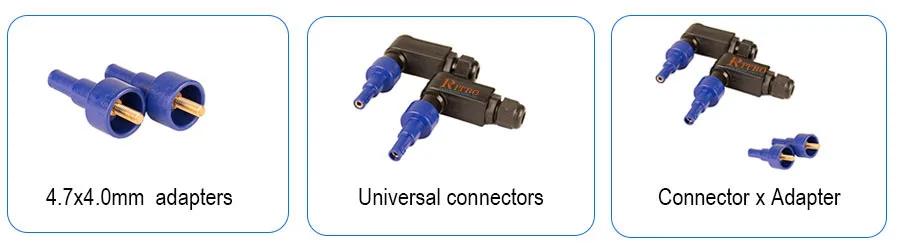 Universaladapter 4,7–4,0 mm Electrofusion-Schweißen RITMO-Verbindungsstecker 4,7–4,0 variabler Durchmesser – Detail 1